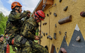 Zdokonalovací výcvik v lezení Velký Rabštejn květen 2019