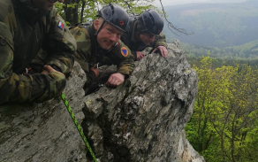 Zdokonalovací výcvik v lezení Velký Rabštejn květen 2019